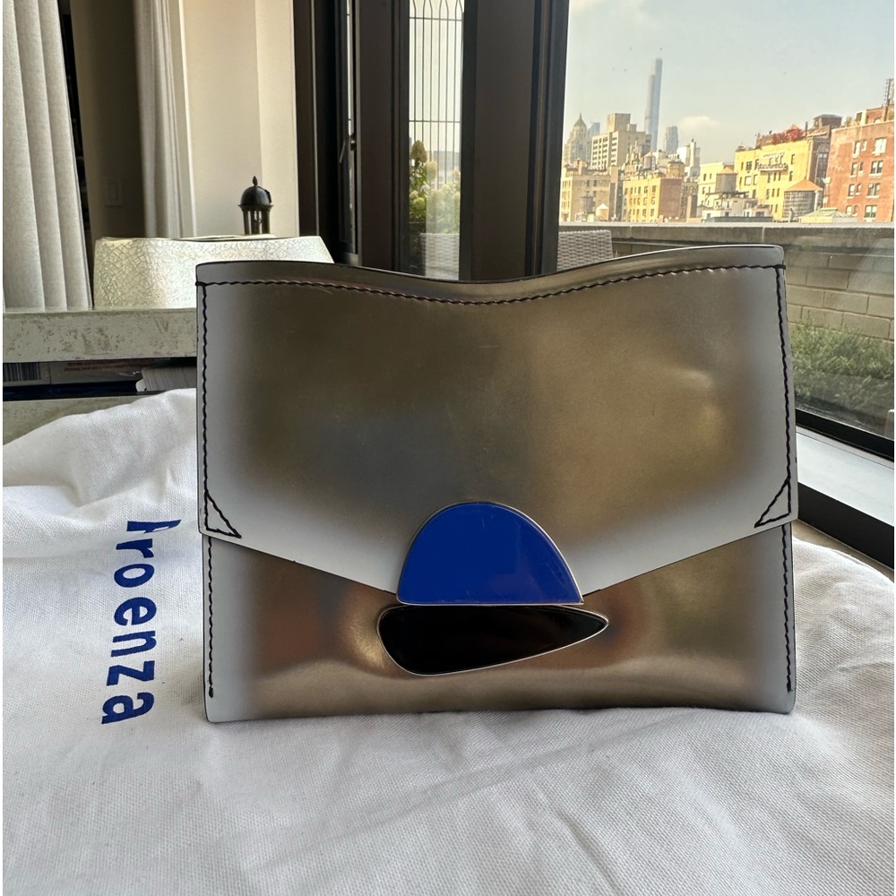 COPY - Proenza silver clutch